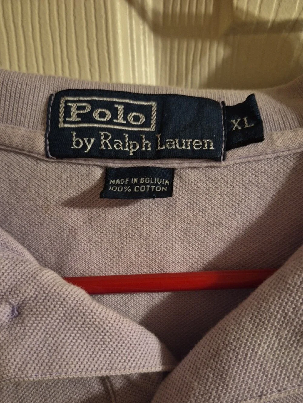 Polo by Ralph Lauren Lavender Short-Sleeve Polo with Green Trim